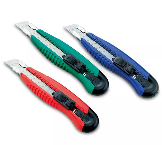 Kw-Trio Heavy Duty Cutting Knife (Black, Green, Red, Blue) 03713