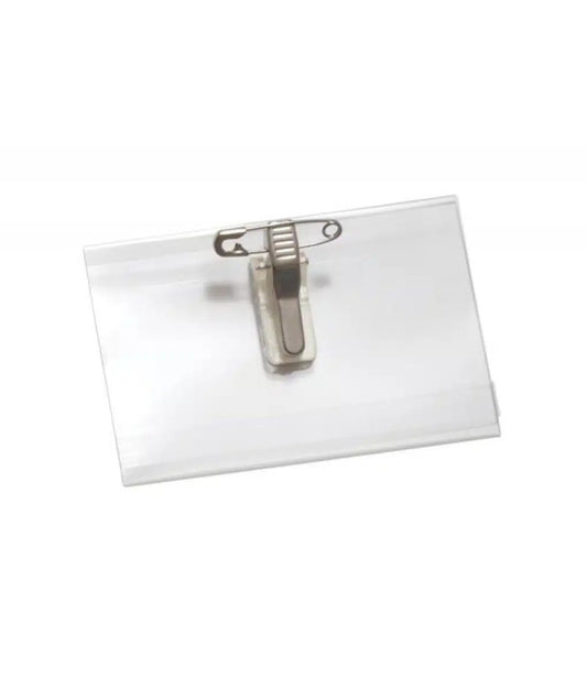 Original®-Clear ID Card With Clip & Pin 14-9 Pack of 100's
