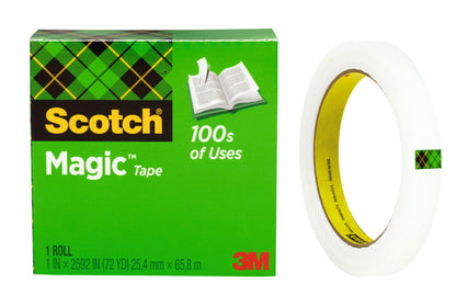 3M Scotch® Magic™ Tape 810, 3/4 in Per Pc