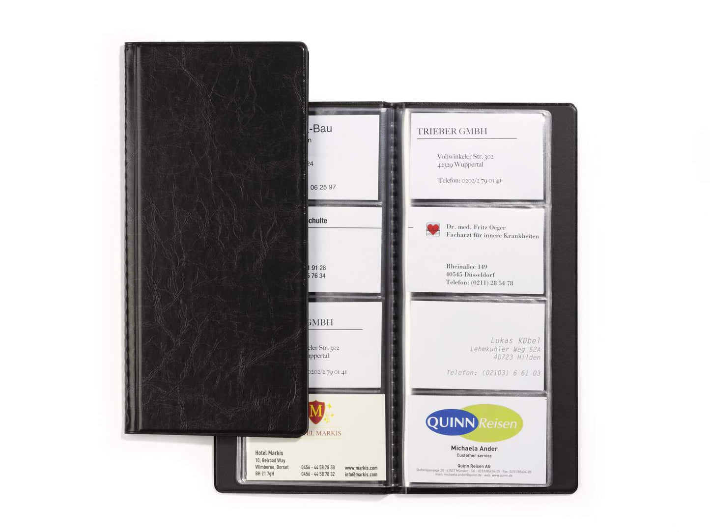 Business card album VISIFIX® 96 leather look