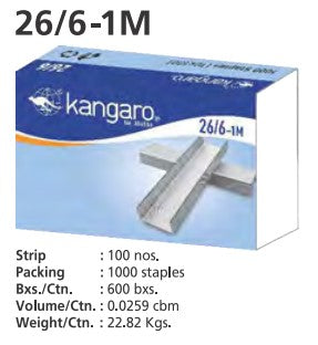 Kangaro Staples Pin 26/6-1M