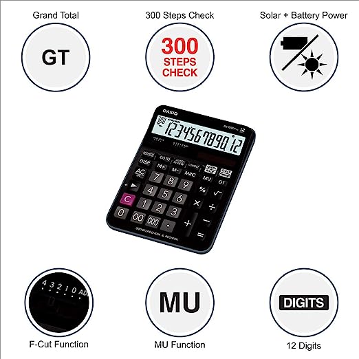 Casio Calculator 139 DJ-120D PLUS