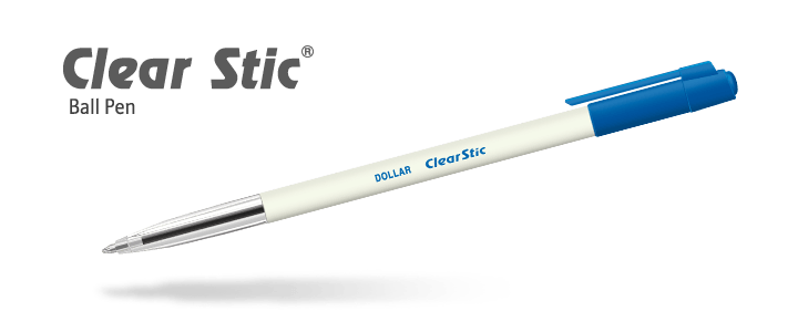 Dollar Ball Pen Clear Stic® M 1.0 (Available in Pack of 10's & 50's)