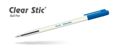 Dollar Ball Pen Clear Stic® M 1.0 (Available in Pack of 10's & 50's)