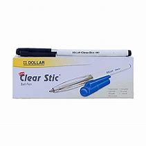 Dollar Ball Pen Clear Stic® M 1.0 (Available in Pack of 10's & 50's)