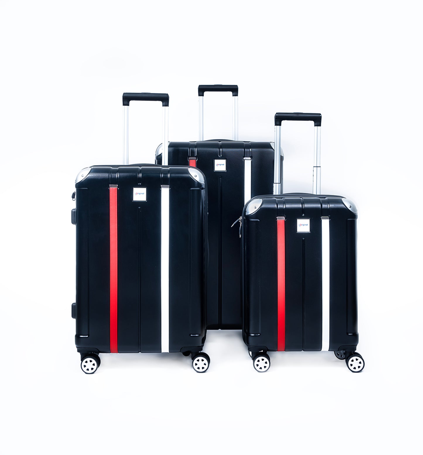 Original®-Mambo Trolley Bag Set/3 20"/24"/28" Lightweight with Spinner Wheels TSA Lock Hardside