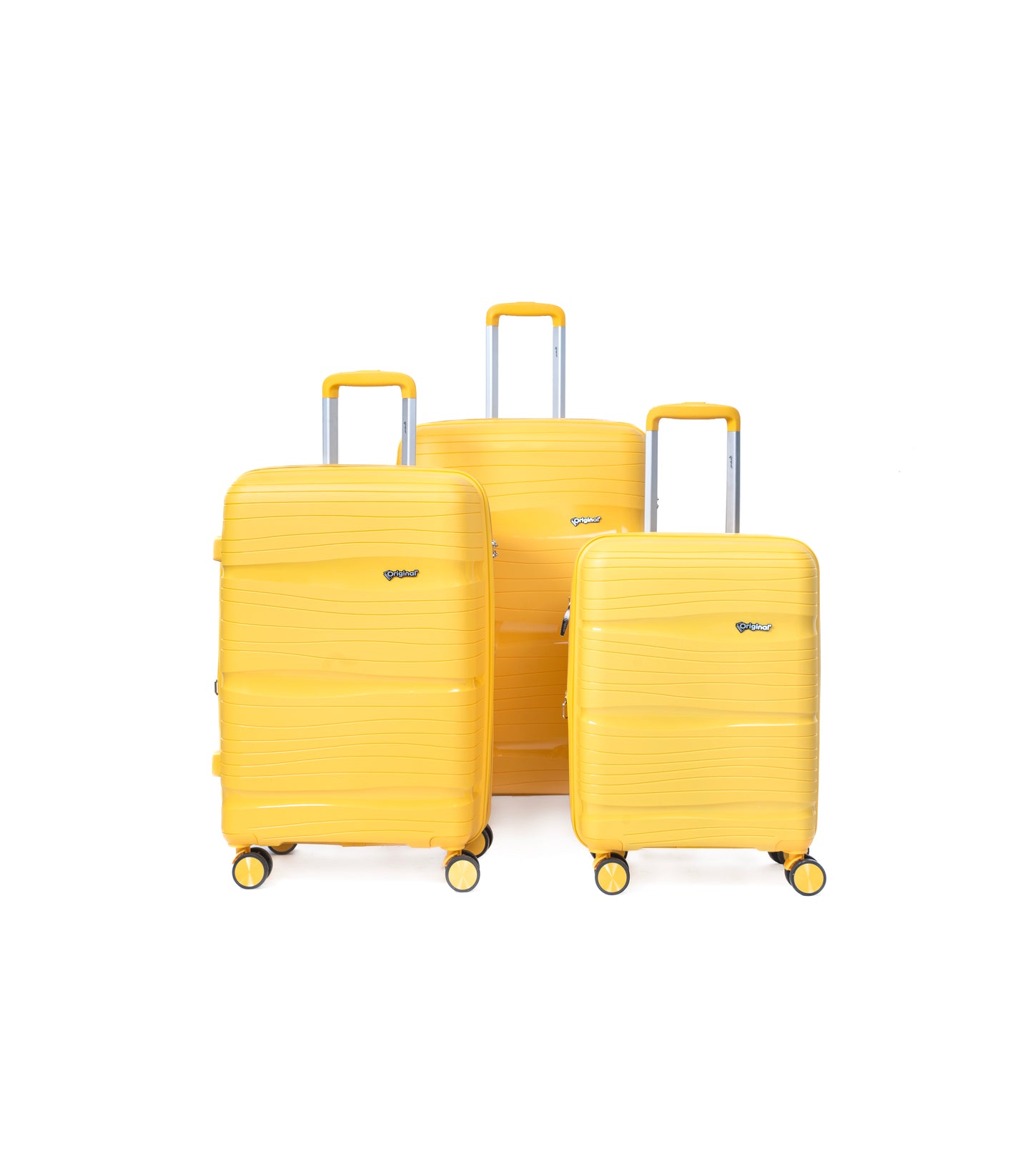 Original®-Mambo Trolley Bag Double Zipper 3pc Luggage Set 20"/24"/28"