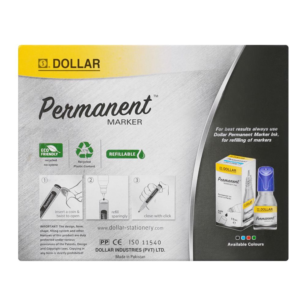 Dollar Permanent Marker 12-Pack