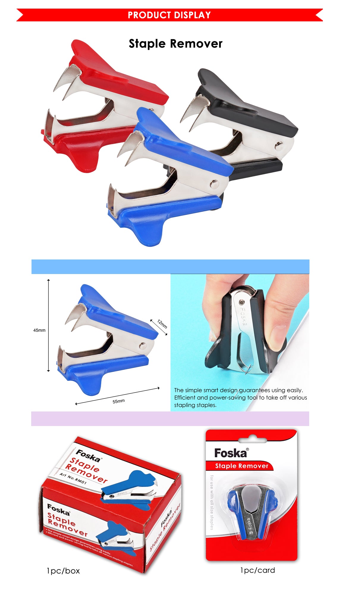 FOSKA Staple Remover