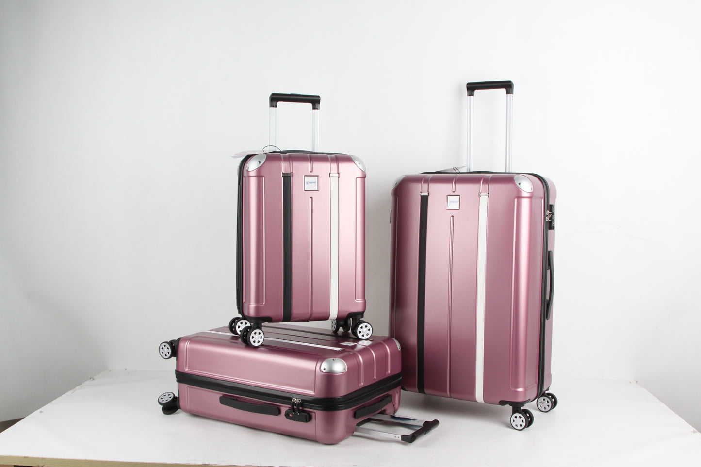 Original®-Mambo Trolley Bag Set/3 20"/24"/28" Lightweight with Spinner Wheels TSA Lock Hardside