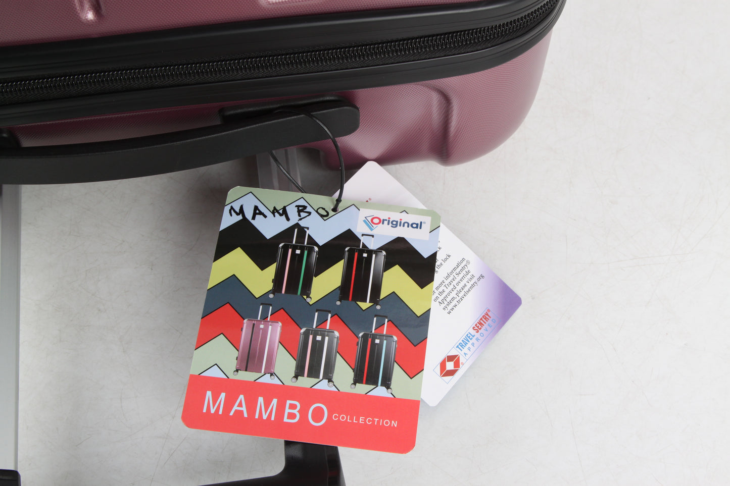 Original®-Mambo Trolley Bag Set/3 20"/24"/28" Lightweight with Spinner Wheels TSA Lock Hardside