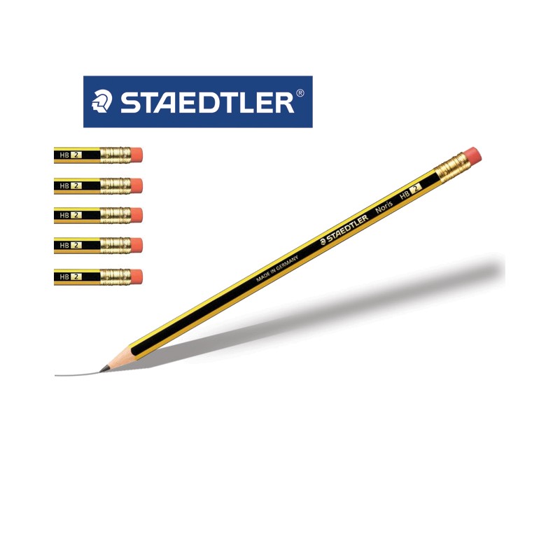 قلم رصاص STAEDTLER NORIS برأس مطاطي