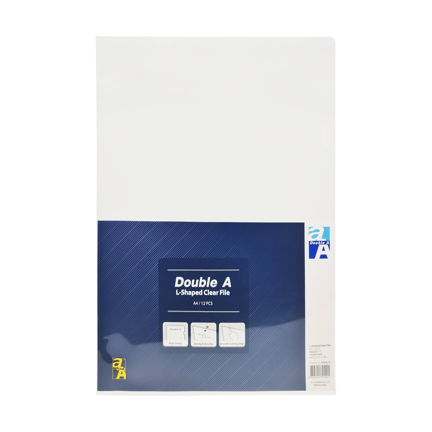 DOUBLE A Folder على شكل حرف L.