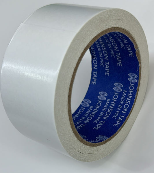 Johnson-Double Side Tissue/Paper Tape 2"-20 White