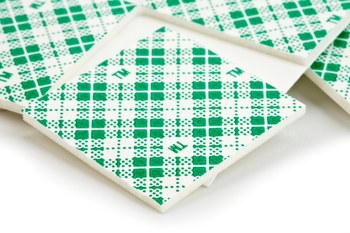 3M Scotch 111S-SQ-16 White Indoor Mounting Squares - 1 in Width x 1 in Length