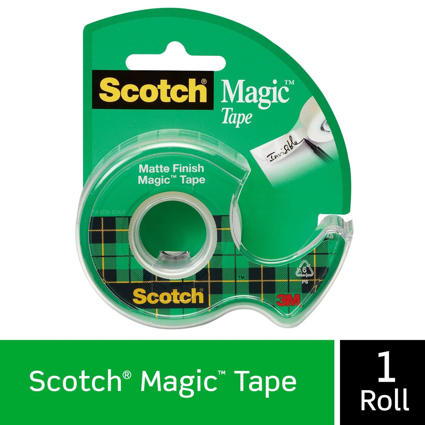 3M Scotch® Magic™ Transparent Tape 105, 3/4 in x 300 in
