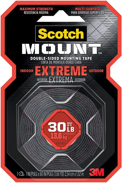 3M Scotch-Mount ™ شريط تركيب مزدوج الوجهين Mega Roll 414H-LONG-DC ، 1 × 400 بوصة (2،54 سم × 10،1 م)