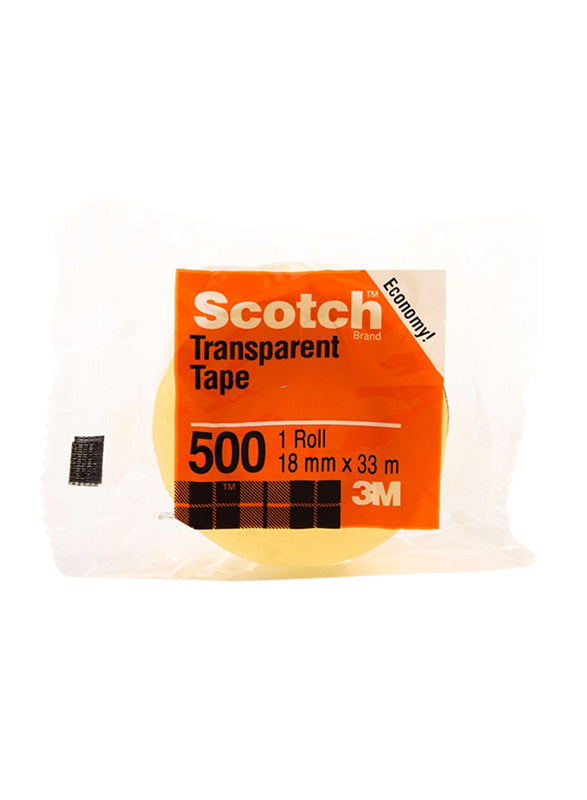 3M Scotch 500-1236C Scotch Utility Tape 1/2 IN 36 YD