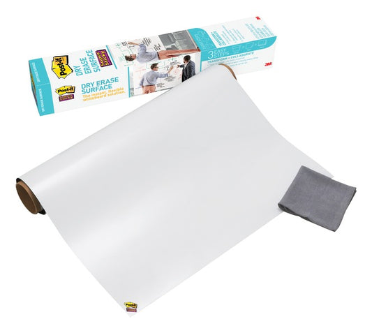 3M DEF3X2 Post-it Dry Erase Surface - White Film - 1 / Pack