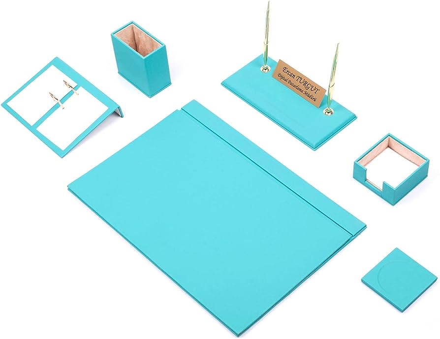 Original Desktop Set Light Blue - Set Of 5 – Stationery Online KW