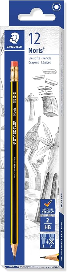 Staedtler Noris Pencil With Rubber Tip  ST-122-HBA-53