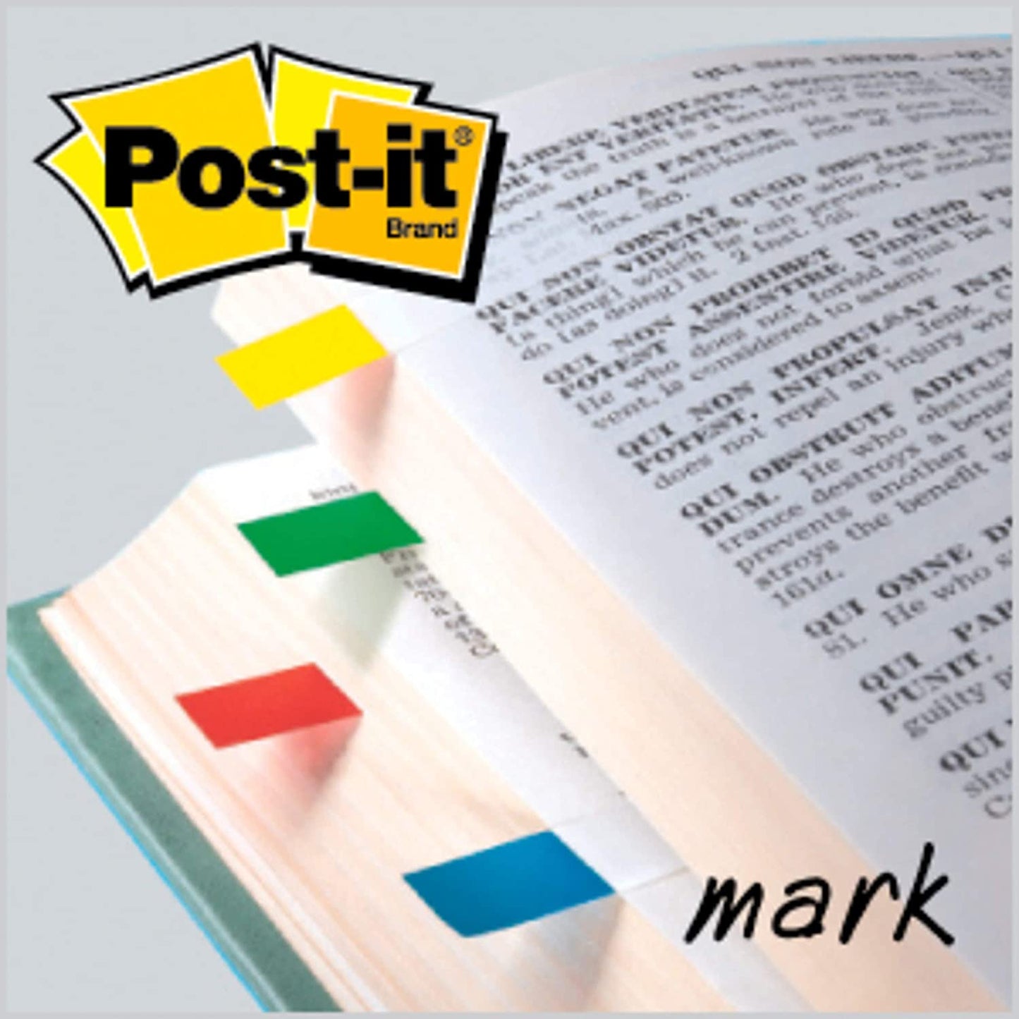 3M Post-It® Notes Flags 3/8 "X 1-7 / 10" ، ألوان قياسية متنوعة ، 35 علمًا لكل موزع ، عبوة من 4 موزعات