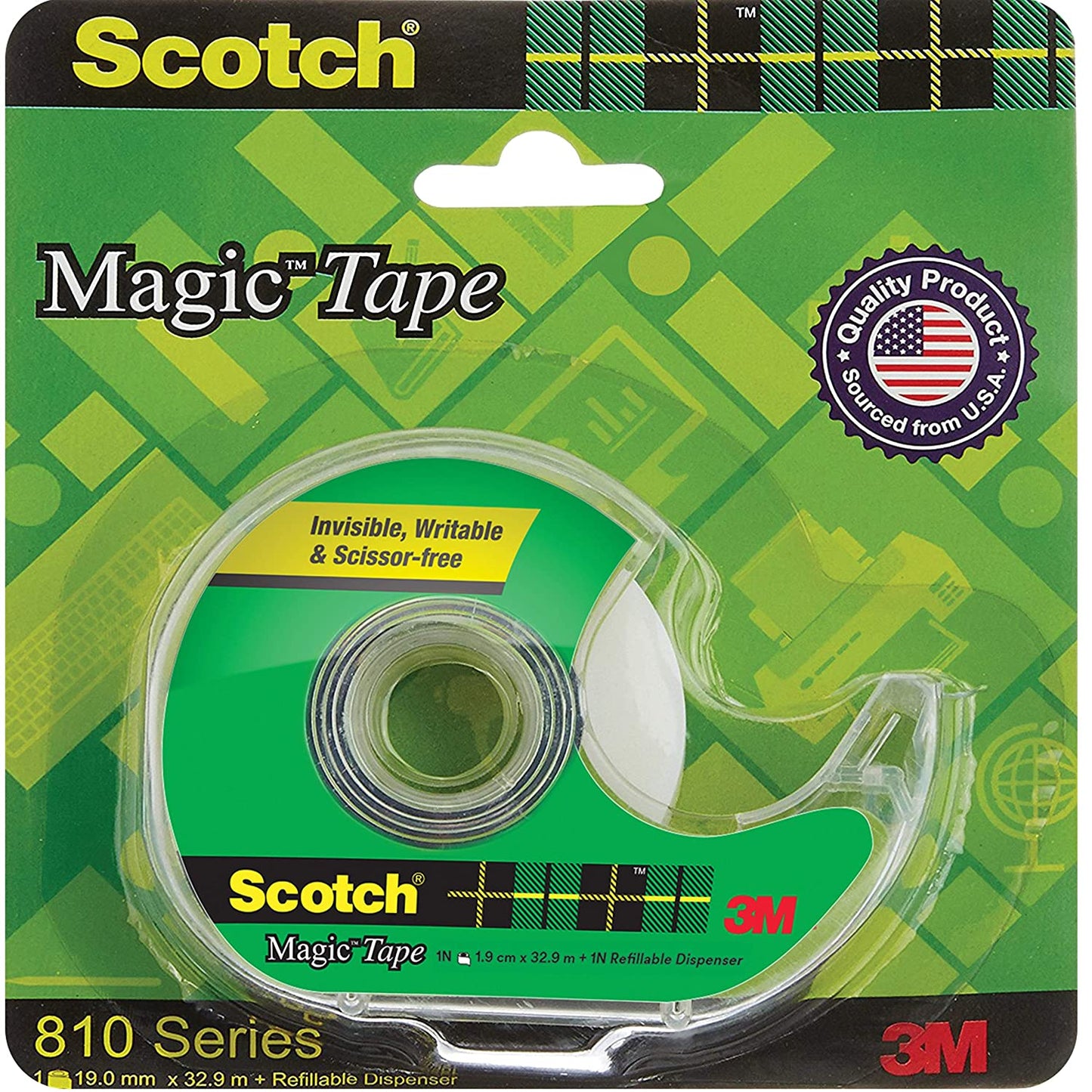 3M Scotch® Magic™ Tape 810, 3/4 in