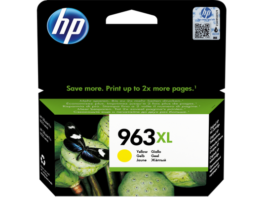 HP 963XL High Yield Yellow Original Ink Cartridge (3JA29AE)