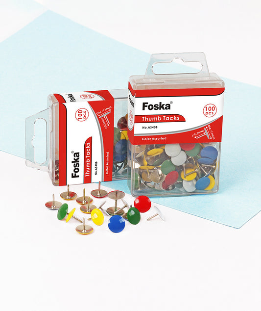 Foska® Color assorted thumb tacks（AS40B）