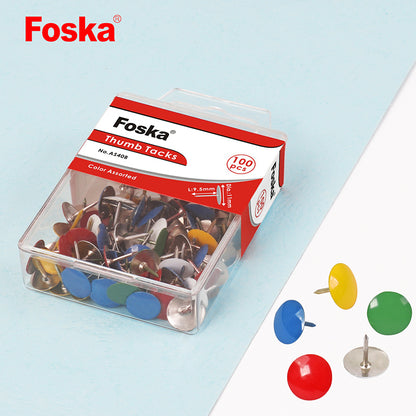 Foska® Color assorted thumbtacks（AS40B）