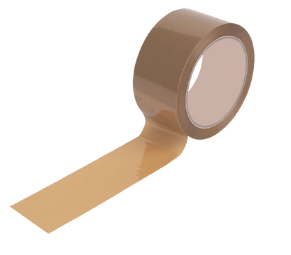 Johnson Tape Packaging Brown/Clear