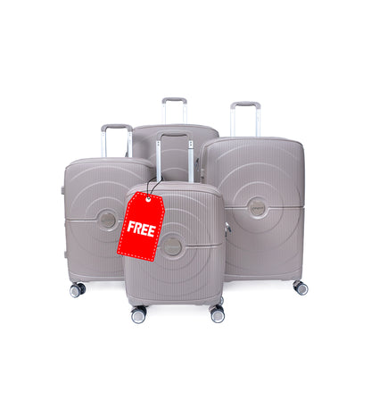 Free Original®-Mambo Trolley Bag Straightline 4pc Luggage Set 20"/24"/28"/32" 20" Trolley Bag FREE.