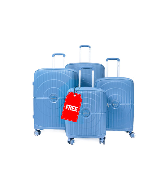 Free Original®-Mambo Trolley Bag Straightline 4pc Luggage Set 20"/24"/28"/32" 20" Trolley Bag FREE.