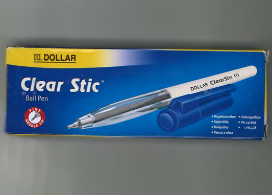Dollar Clear Stic® F 0.7mm Ball Pen (Available in Pack of 10's & 50's)