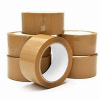 Johnson Tape Packaging Brown/Clear