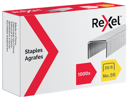 Rexel  Staples 56/1000 (20 Packet Box)