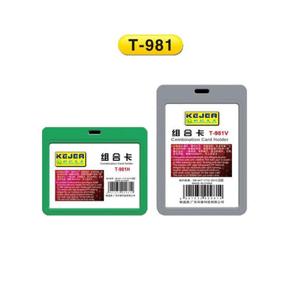 T-981 Combination Card Holder Pack of 5's