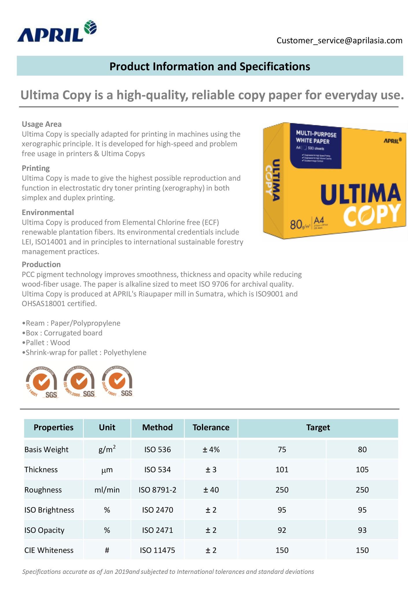 10 Carton Combo Offer- PaperOne AP + Ultima Photocopy Paper