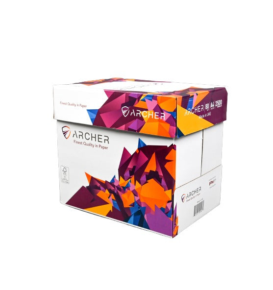 Archer Photocopy Paper - A4 - 80gsm - 500 sheets - Carton