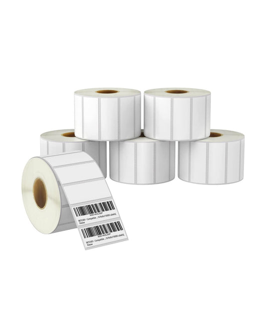 Original Barcode Roll Label 25X38 - 6Set