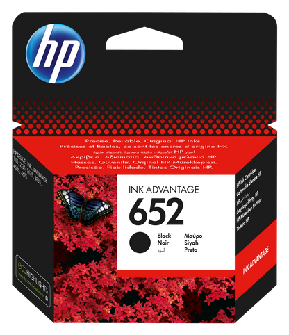 خرطوشة HP 652 Black Original Ink Advantage (F6V25AE)
