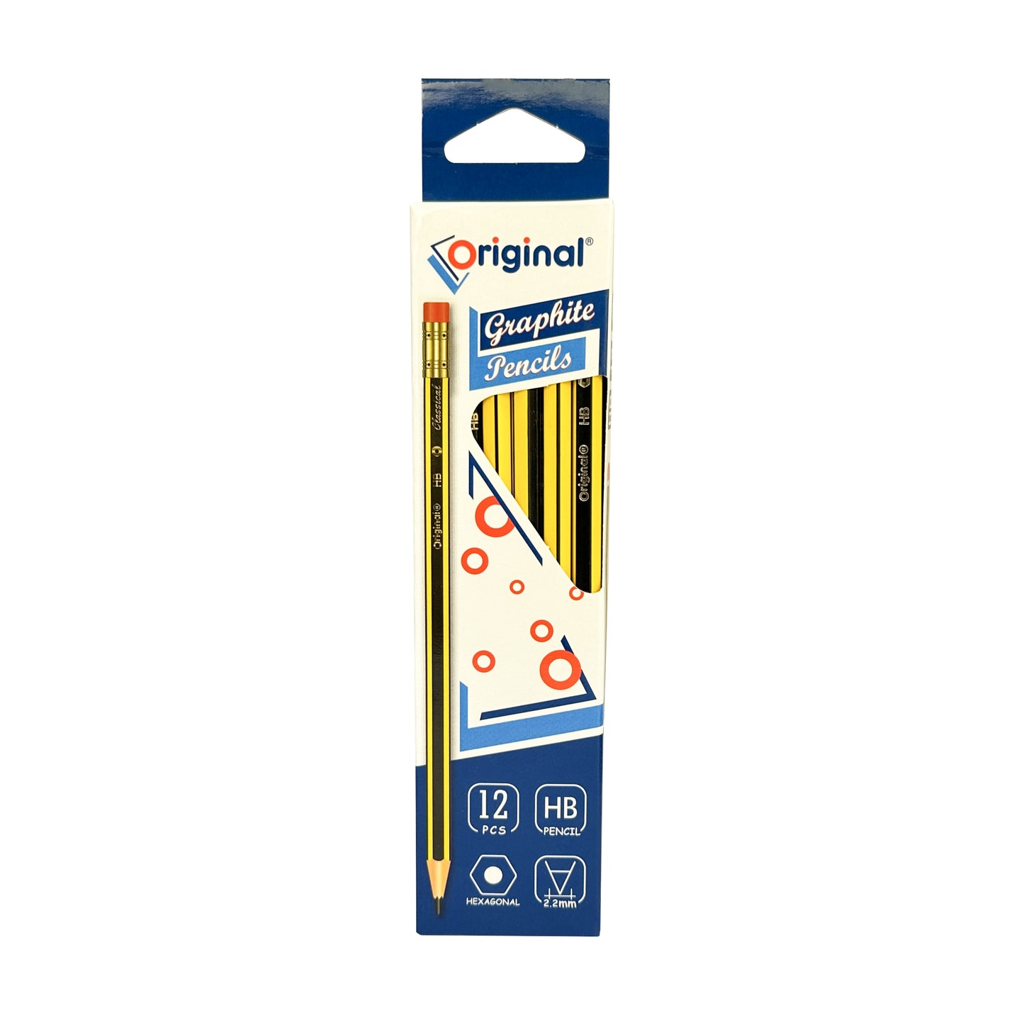 Original® Graphite Pencils with Eraser Pack of 12's