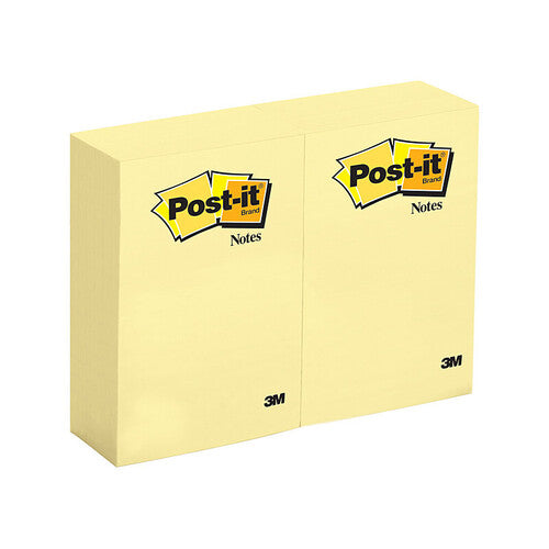 3M Post-it® Notes 659 ، 4 بوصات × 6 بوصات (102 مم × 152 مم) درزن أصفر كناري